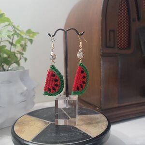 Crochet Watermelon Earrings *NEW*
